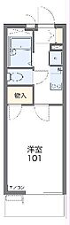 レオパレスラ・グレージュ 1Kの間取図画像