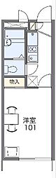 レオパレスシンフォニー 1Kの間取図画像
