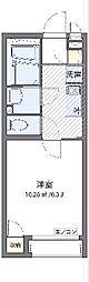 レオナイトウ 1Kの間取図画像
