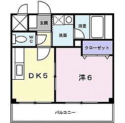 間取図画像 1DK