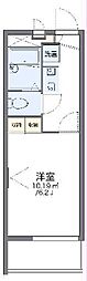 レオパレス湯島 1Kの間取図画像