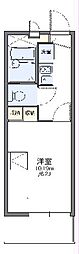 レオパレスヴィレッジ 1Kの間取図画像