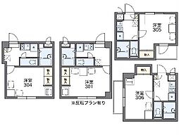 阪急宝塚本線 大阪梅田駅 徒歩8分の賃貸マンション 5階1Kの間取り