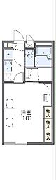 レオパレスMK-Load 1Kの間取図画像