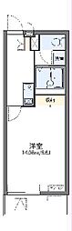 レオネクストコスモス 1Kの間取図画像