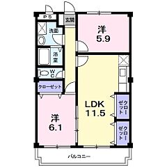 物件の間取り