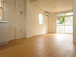 JR常磐線 友部駅 バス3分 大沢下車 徒歩7分の賃貸アパート 1階1LDKのリビング/ダイニング