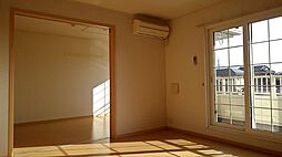 JR常磐線 磯原駅 徒歩30分の賃貸アパート 2階2LDKのリビング/ダイニング