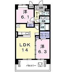物件の間取り