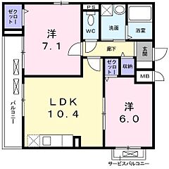 物件の間取り