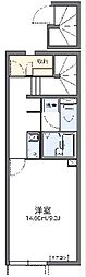 レオネクストチャコルル 1Kの間取図画像
