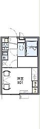 レオパレスコーガ 1Kの間取図画像