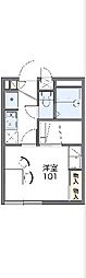 レオパレスGK 1Kの間取図画像