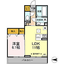 間取図画像 1LDK