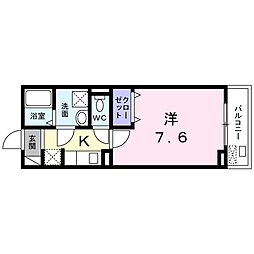 東武伊勢崎線 東向島駅 徒歩6分の賃貸アパート 2階1Kの間取り