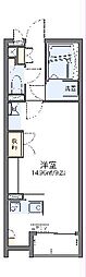 レオネクスト森山 ワンルームの間取図画像
