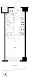 ルーブル目黒不動前 1Kの間取図画像