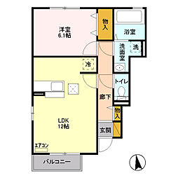 間取図画像 1LDK