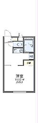 レオパレス万場山 1Kの間取図画像