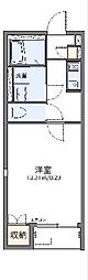 レオネクストリンクス和 1Kの間取図画像