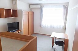 レオパレスグランドール 203 2階1Kのリビング/ダイニング