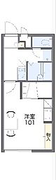 レオパレスファリーナ 1Kの間取図画像