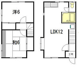 テラスハウス松田 2LDKの間取図画像