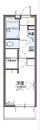 レオパレスNビレッジ南明大寺 1Kの間取図画像