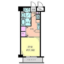 ルセアン保土ヶ谷 1DKの間取図画像