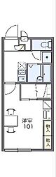 上毛電気鉄道 片貝駅 徒歩16分の賃貸アパート 2階1Kの間取り
