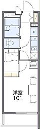 レオパレスサウレ 1Kの間取図画像