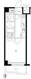 ルーブル多摩川九番館 1Kの間取図画像
