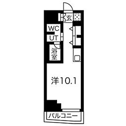 スパシエグランス荻窪 ワンルームの間取図画像