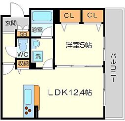 シャーメゾンshin-osaka west 1階