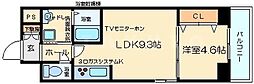 JR東海道・山陽本線 新大阪駅 徒歩3分の賃貸マンション 3階1LDKの間取り
