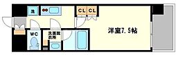 COMFORIALIV新大阪Q 1Kの間取図画像