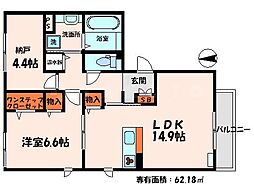間取図画像 1SLDK