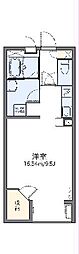 レオネクストウエストP-α 1Kの間取図画像