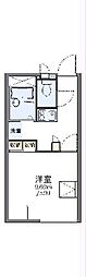 レオパレスかねいば 1Kの間取図画像