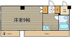 グローリア初穂高円寺 ワンルームの間取図画像