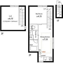 キングハウス吉祥寺Ｂ棟 202 2階1DKの間取り