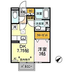 間取図画像 1DK