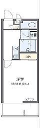 クレイノアセントグリーン小禄 1Kの間取図画像