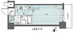 トーシンフェニックス芝浦ベイフォート 1Kの間取図画像