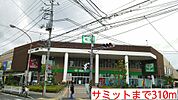 【スーパー】サミットまで310ｍ