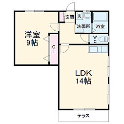 間取図画像 1LDK