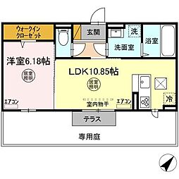 TORISIA.N 1LDKの間取図画像