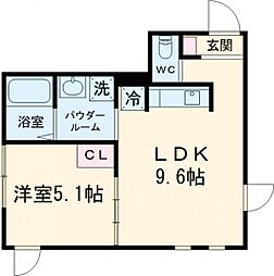 間取図画像 1LDK