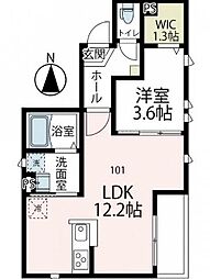 間取図画像 1LDK