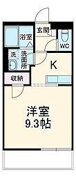 間取図画像 1K